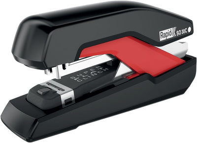 Rapid 5000550 Tacker Super Flachheftgerät (30 Blatt, Mühelos, Omnipress, Hochwertiges Ergonomisches