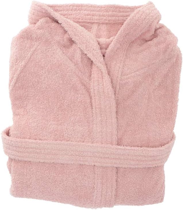 Gabel 09100 109 Erwachsene Bademantel, 100% Baumwolle 1x1x1 cm Rosa, Rosa