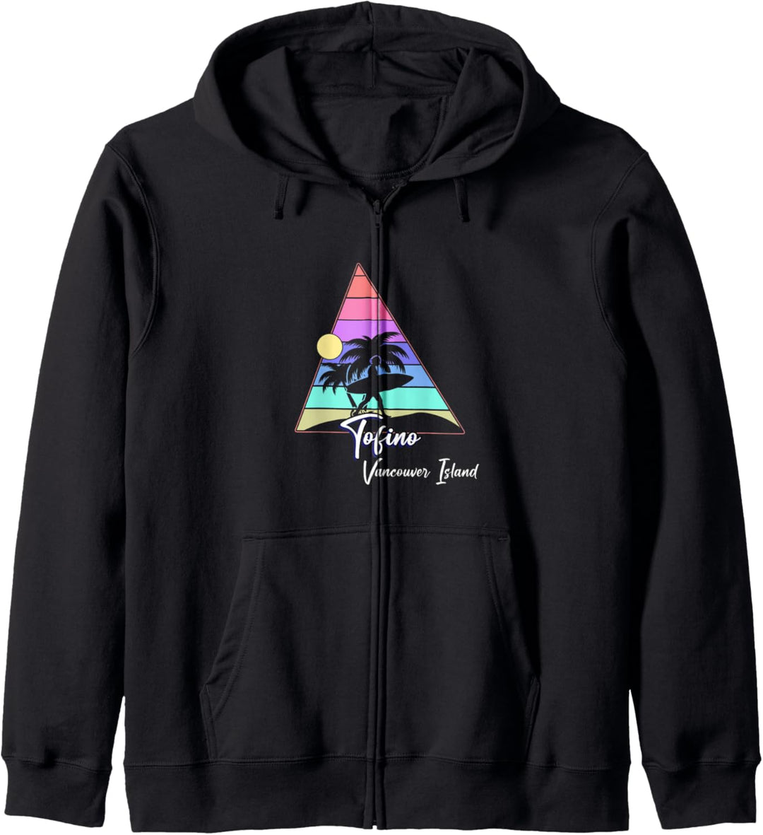 Vintage Tofino Vancouver Island Surfen Kapuzenjacke