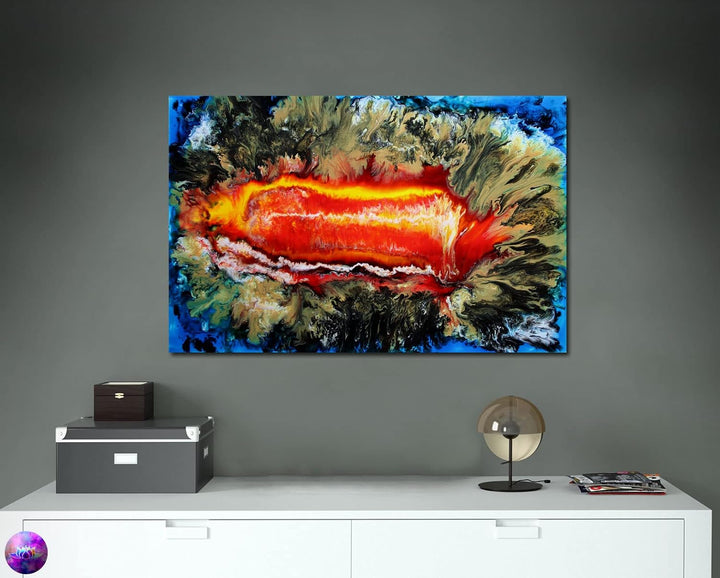Gemälde Abstrakte Malerei Original - moderne hochglanz Wandbilder XXL - Resin Art Kunst Bild Harz Un