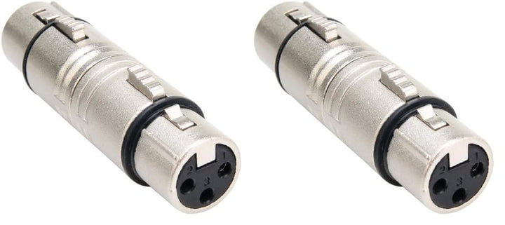 Pronomic AD-XFXF Adapter - XLR female auf XLR female - Fertig verdrahtet und einsatzbereit - Robuste