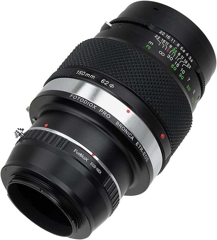Fotodiox Pro Combo Lens Adapter Kit Compatible with Bronica ETR Lenses on Sony E-Mount Cameras