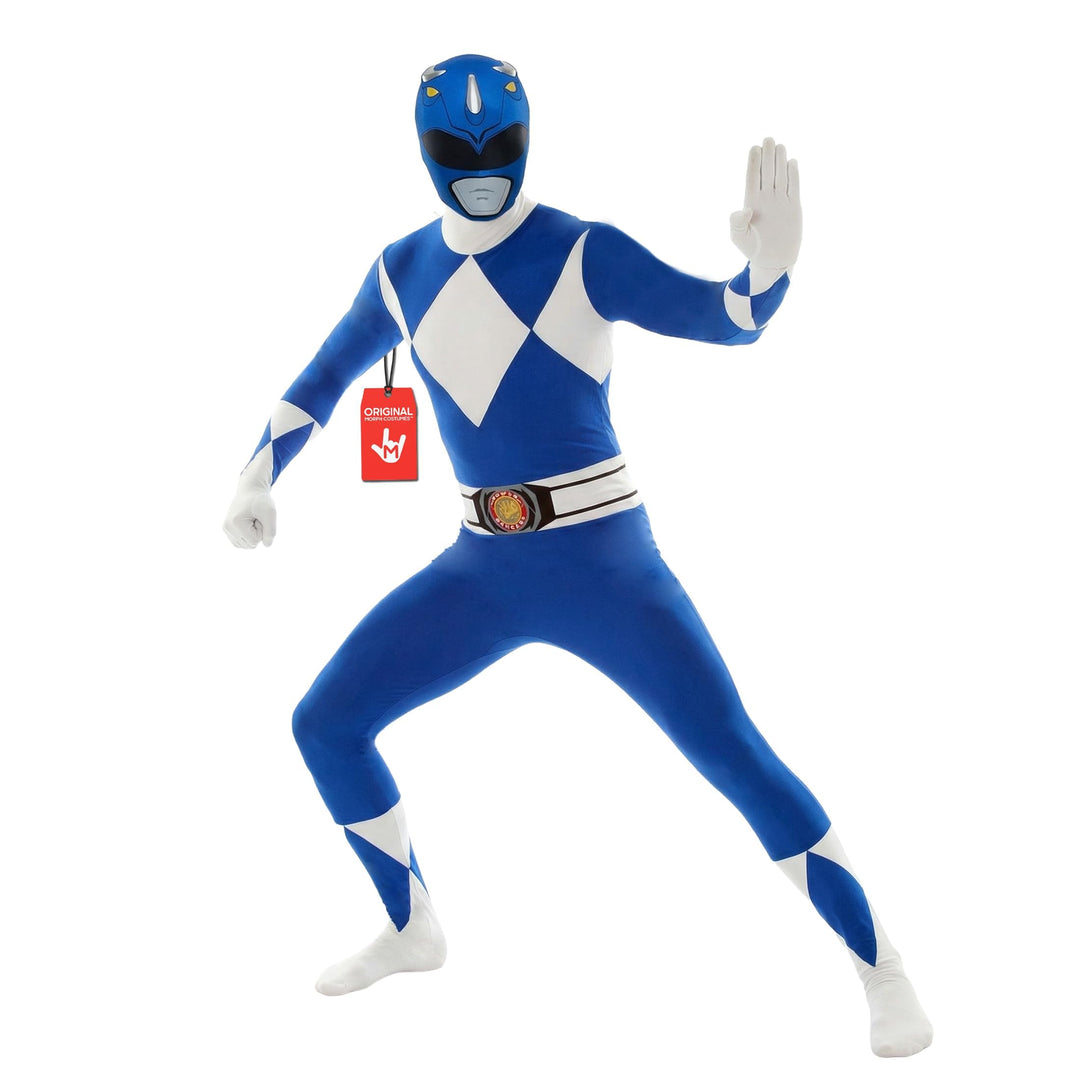 Morphsuits Power-Rangers Kostüm, Blau M