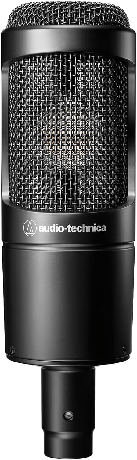 Audio-Technica 2035 Kondensatormikrofon mit Richtcharakteristik Niere Schwarz Single, Single