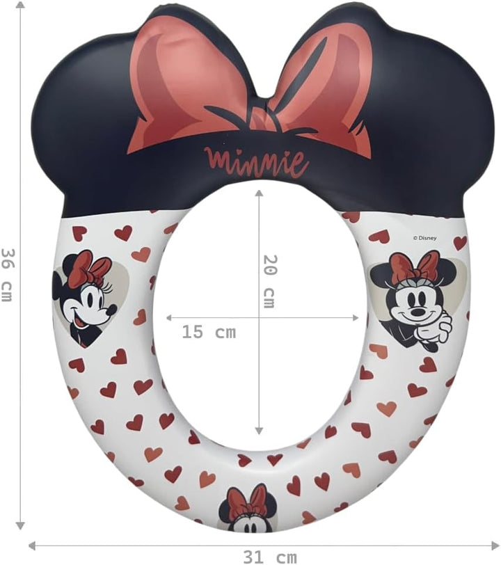 Toilettensitz Minnie Disney für Kinder, universell, 35 x 30 cm, ergonomisch und bequem, leicht zu re