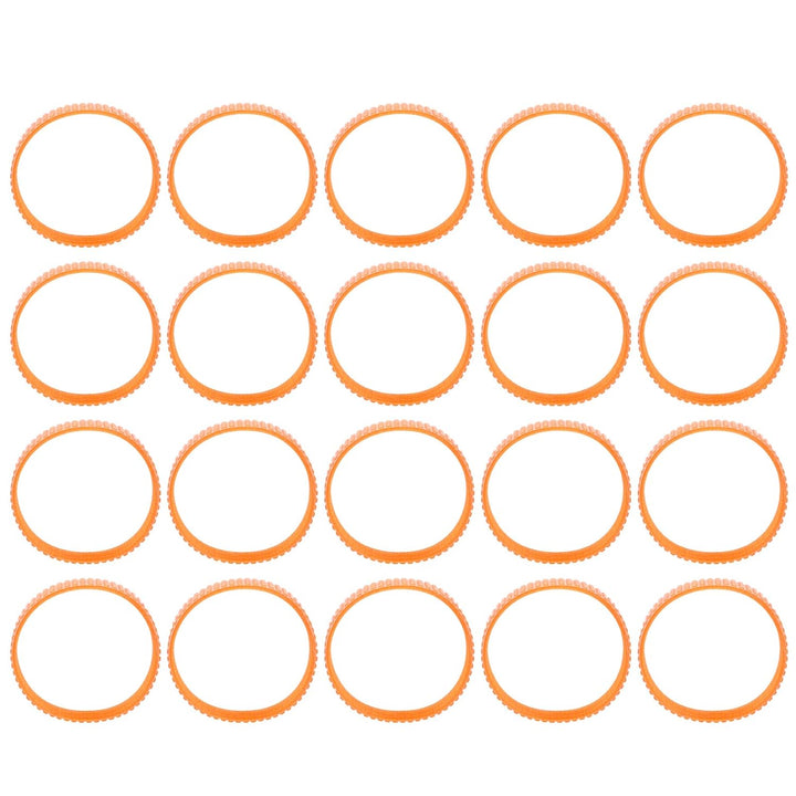20 Stück Elektrohobel Antriebsriemen 238 ×9.5 mm Gummi Hobel Guertel Orange für BKP180, KP0800, FP08