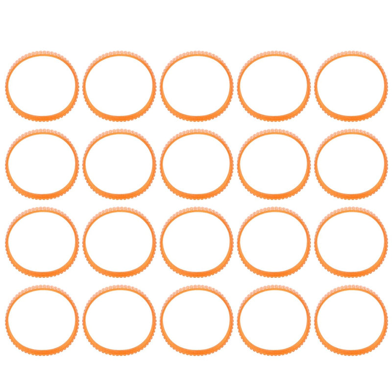 20 Stück Elektrohobel Antriebsriemen 238 ×9.5 mm Gummi Hobel Guertel Orange für BKP180, KP0800, FP08