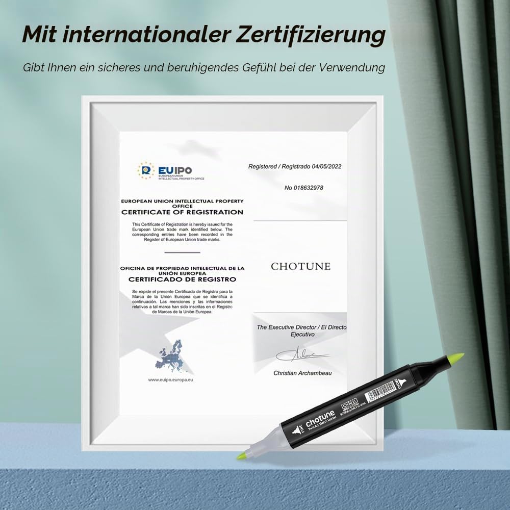 CHOTUNE 168 Farben Marker Set, 2023 Neueste Permanenter Marker, Einzigartiges Doppelkopf-Design, Aus