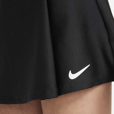 Nike Mädchen Court Victory Tennis-Rock 7 Jahre Black/White, 7 Jahre Black/White