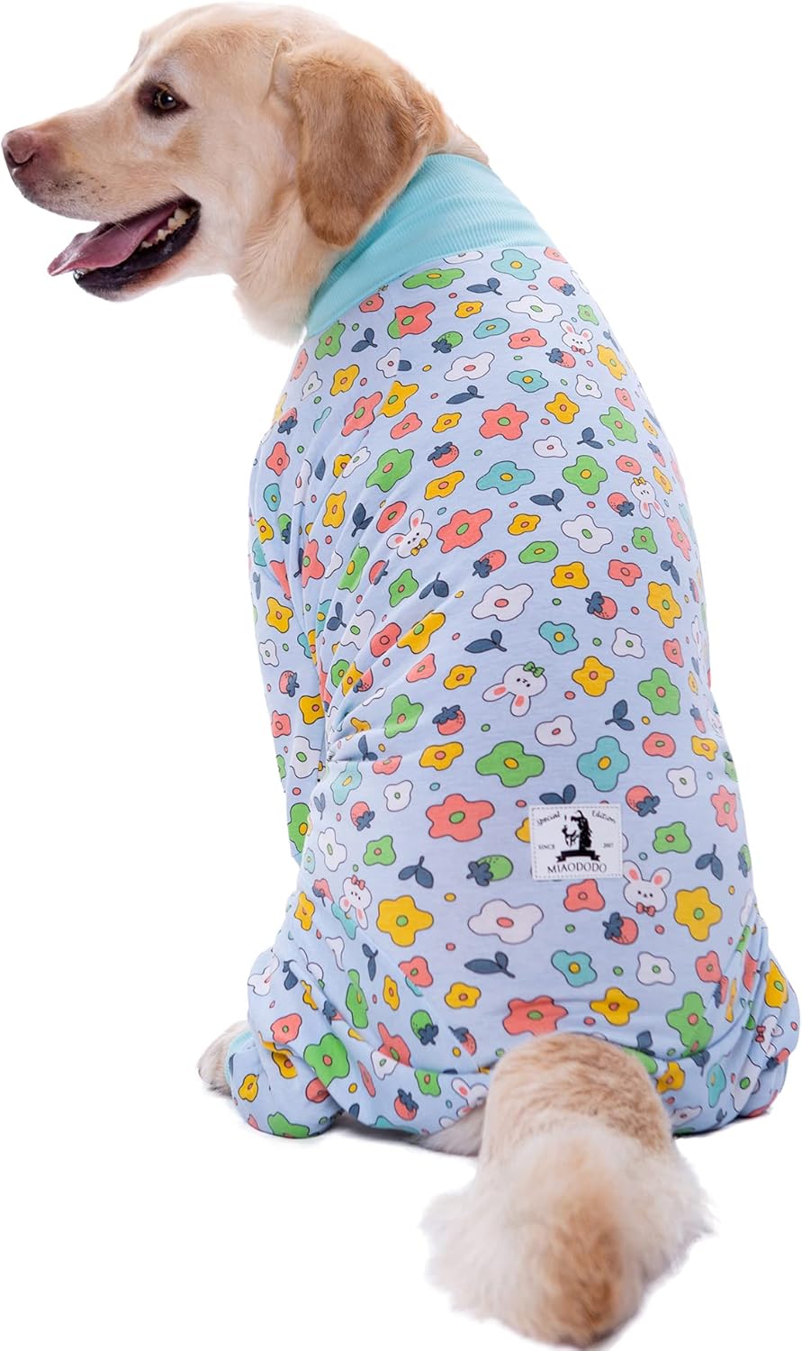 Hundebekleidung für grosse Hunde, elastische Haustier-Einteiler-Kleidung schützt Gelenke, haarfrei,