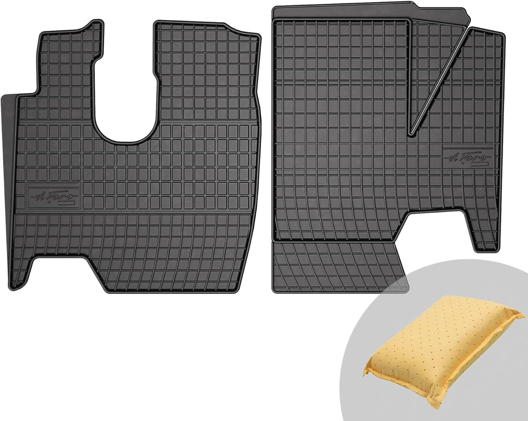 FROGUM EL Toro Gummimatten Ganzjähriges-Set von Autofussmatte Auto Fussmatten für Mercedes-Benz Ateg