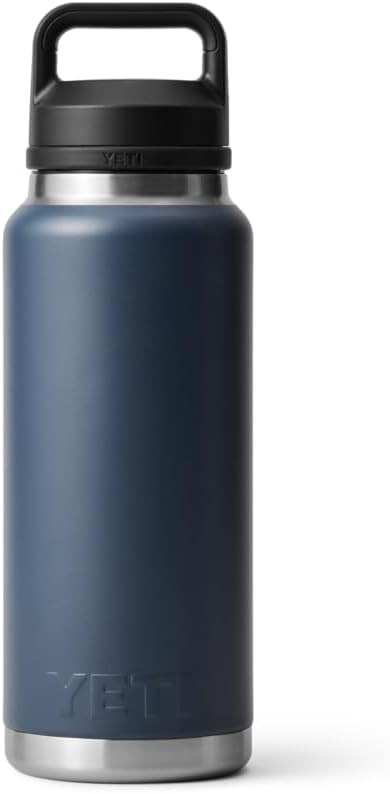 YETI Rambler Flasche Mit Chug-Verschluss, Navy, 36 oz (1 L), Navy