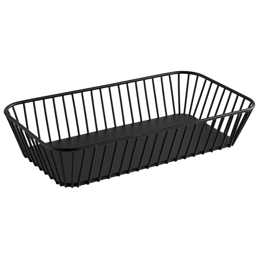 APS 30417 GN 1/3 Korb "URBAN", Metall, schwarz, mit Antirutsch-Füsschen, 32,5 x 17,6 cm, Höhe 7,5 cm
