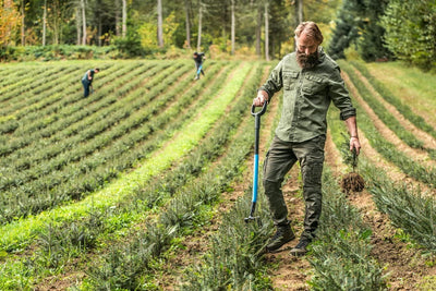 Cellfast Gärtner/Drainagespaten IDEAL PRO, gehärteter, geschärfter Kopf aus Federborstahl, ergonomis