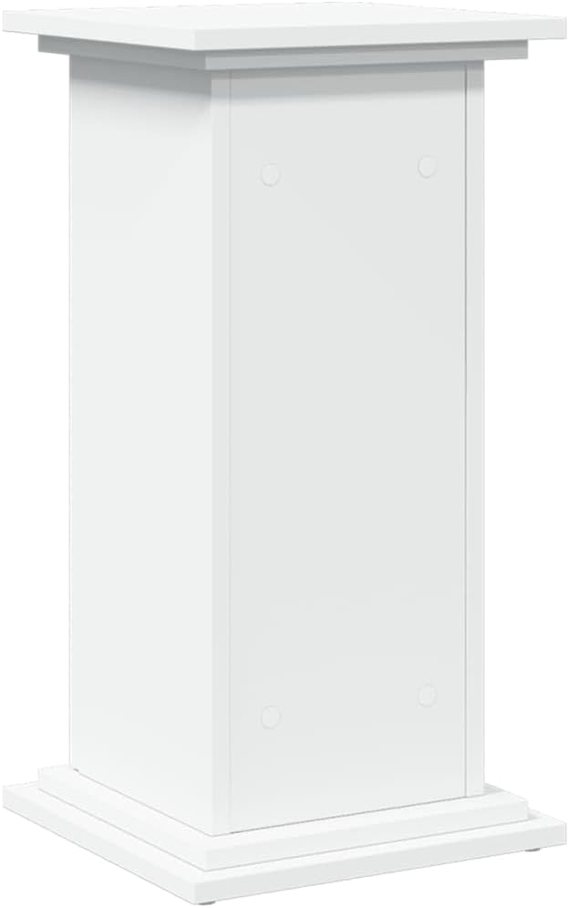 vidaXL Postament mit Stauraum Weiss 31x30x60 cm Holzwerkstoff 31 x 30 x 60 cm Weiss, 31 x 30 x 60 cm