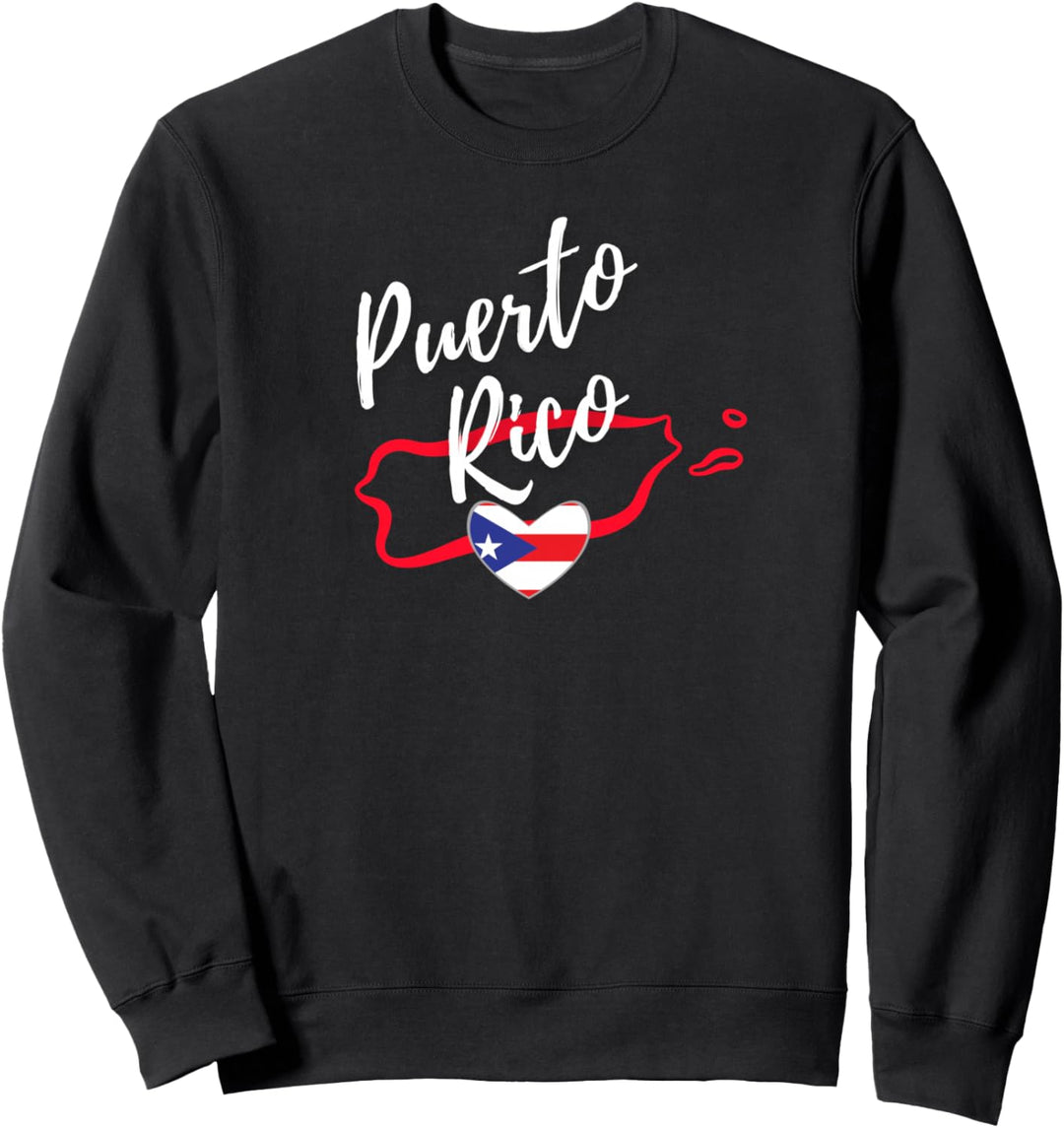 Puerto Rico Flag PR Flag Design Sweatshirt
