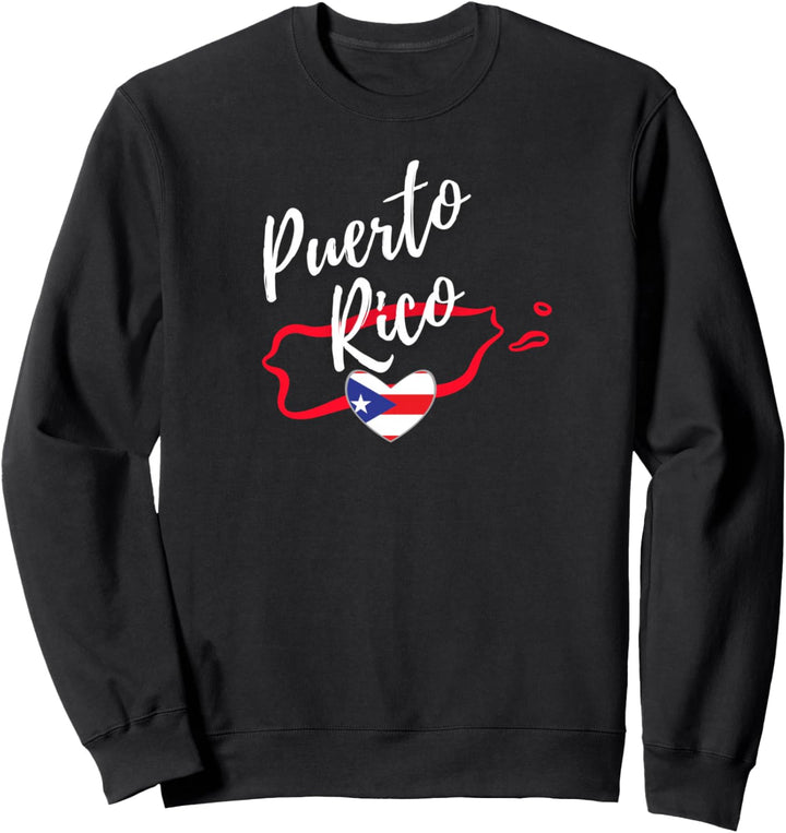 Puerto Rico Flag PR Flag Design Sweatshirt