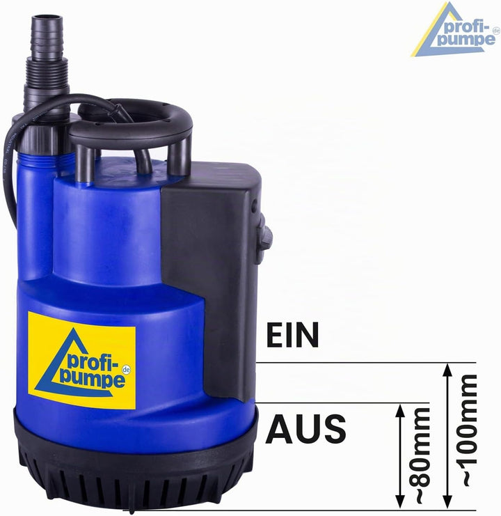 TAUCHPUMPE ZISTERNENPUMPE GARTENPUMPE KELLERPUMPE LONG-LIFE CLEAN-STAR 400 FLACHSAUGEND SCHACHTPUMPE