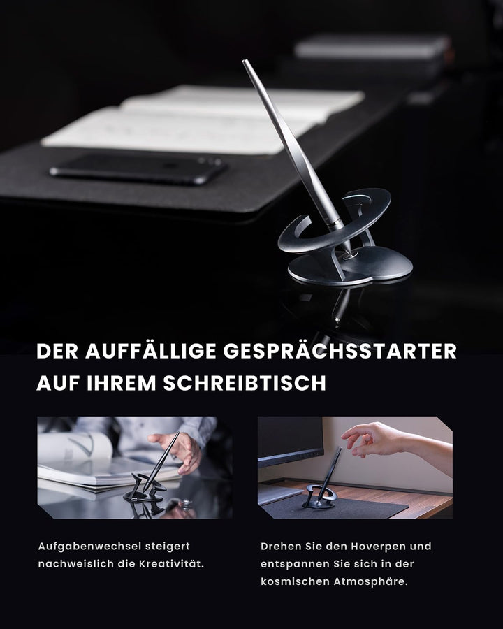 novium Hoverpen Interstellar - Anti-Schwerkraft-Kugelschreiber | Von der Raumfahrt inspiriertes Desi