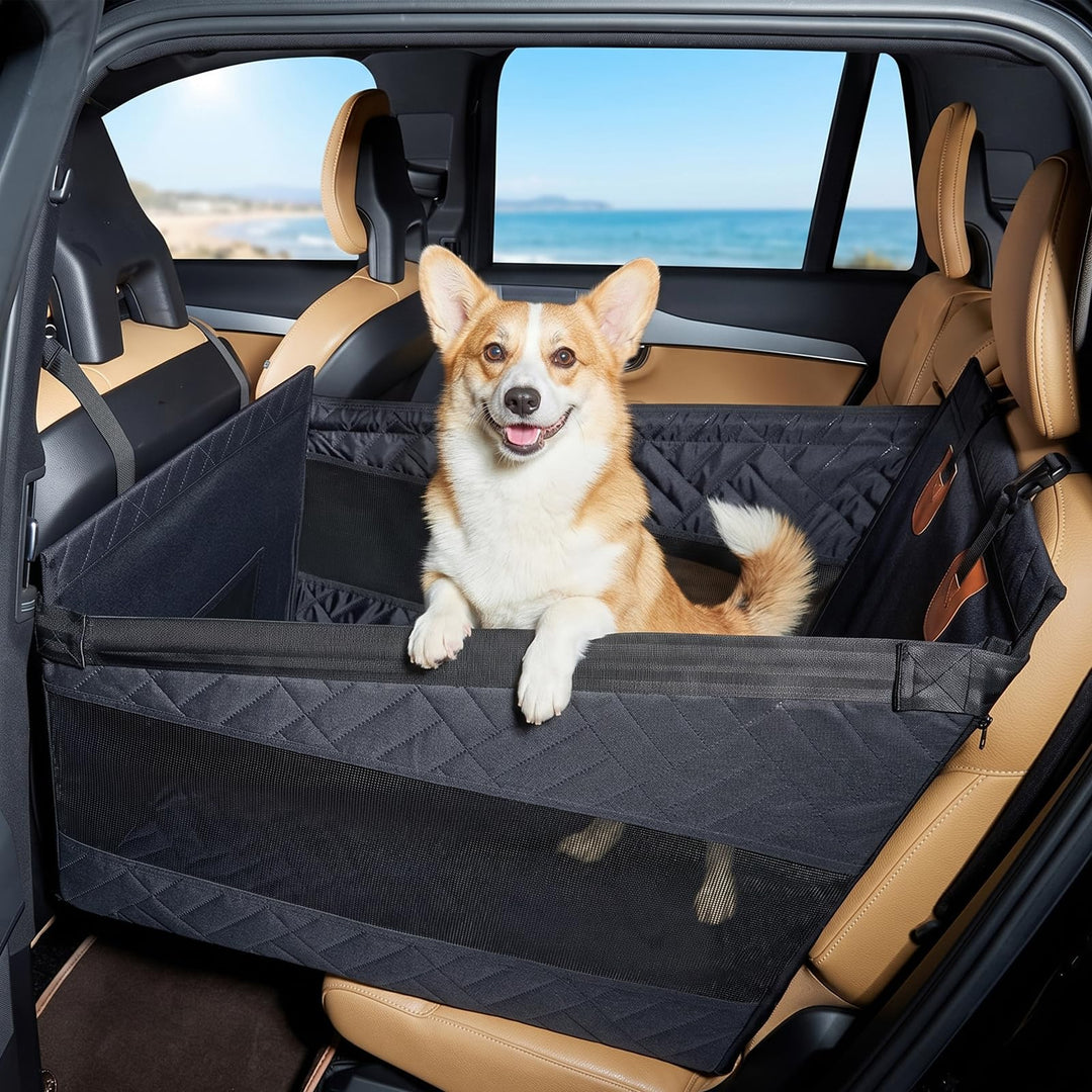 Hunde Autositz Extra Stabiler, Hundeautositz Bis 40 kg, Wasserdichter Rutschfester Haustierautositz