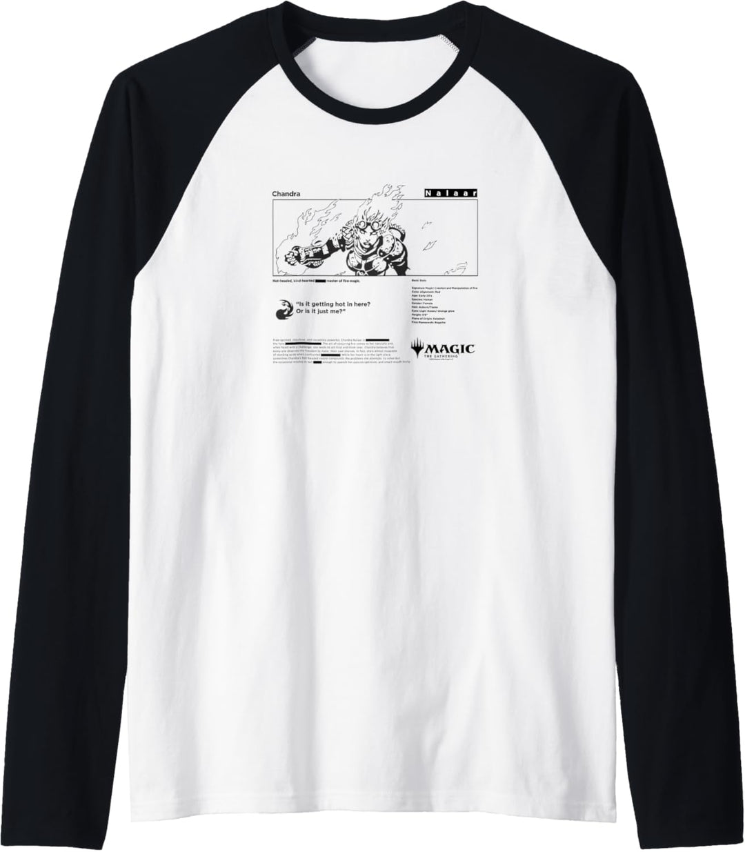 Magic: The Gathering- Chandra Bio Raglan