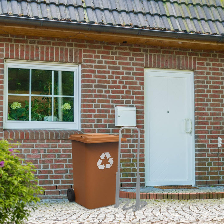 Relaxdays Müllpresse, Müllverdichter Hausmüll, Restmüll & Papier, Abfallverdichter, manuelle Hausmül