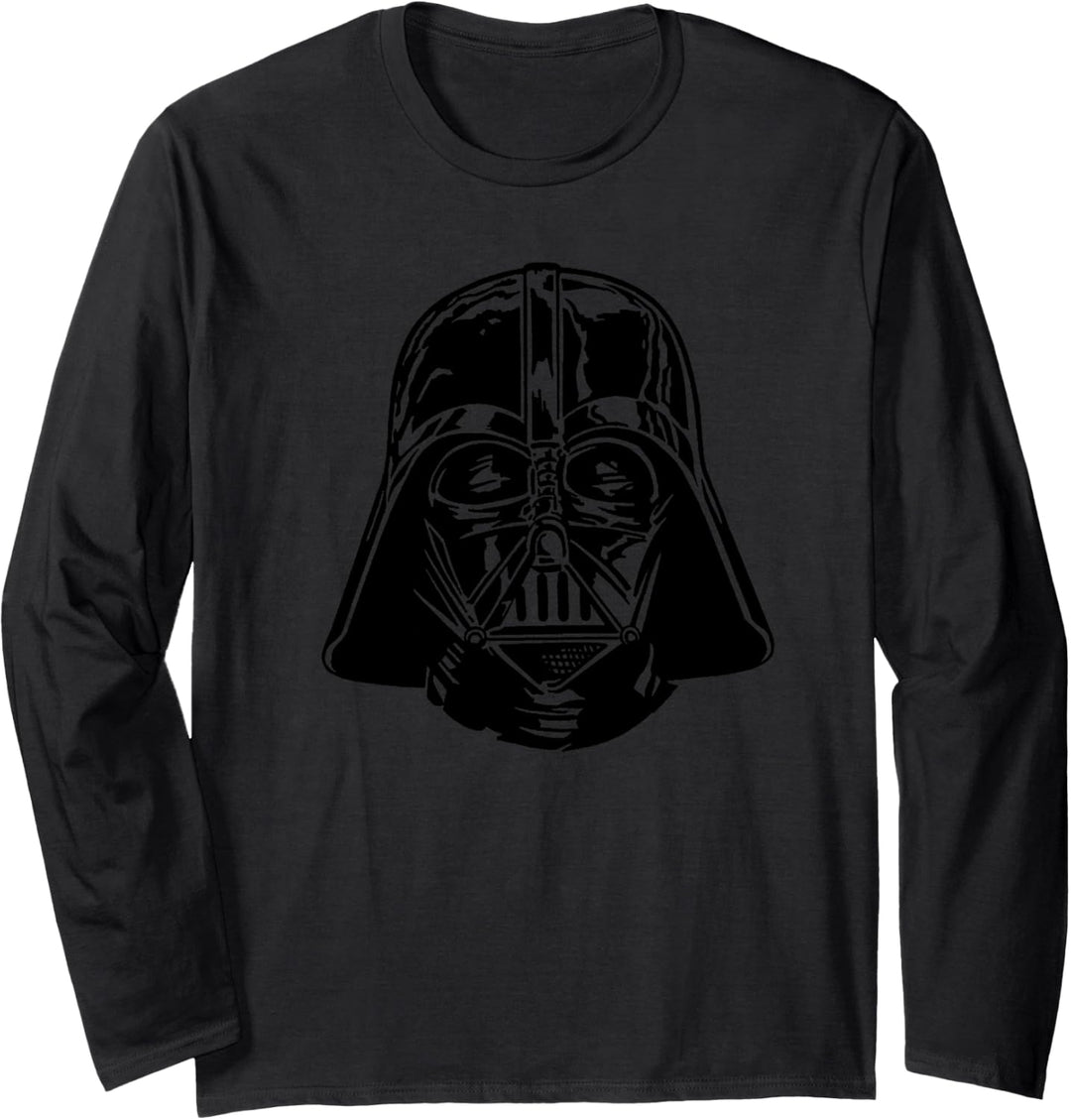 Star Wars Darth Vader Classic Black Helmet Langarmshirt