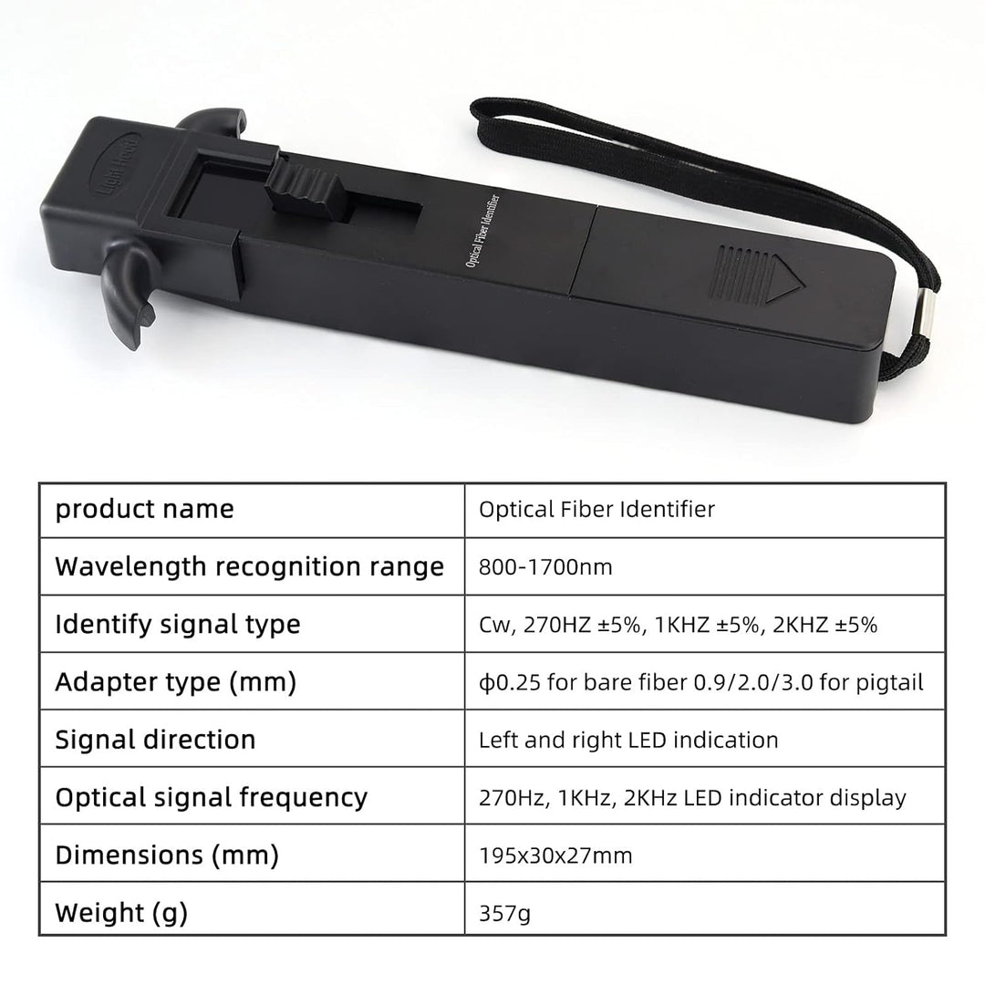 Fiber Test Tools Glasfaser-Identifikator, 800-1700