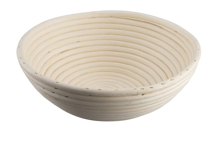Zenker Gärkorb rund Ø27 cm – Gärkörbchen aus natürlichem Rattan für selbstgemachtes Brot – Versorgt