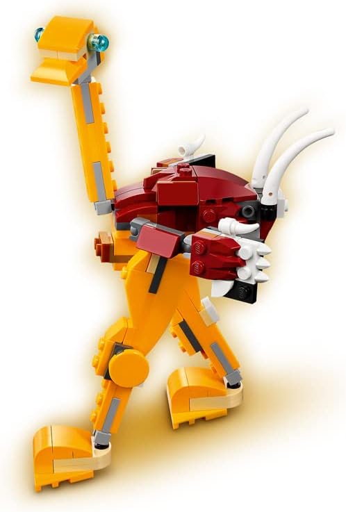 LEGO Creator 3in1 Wild Lion 31112 3in1 Toy Building Kit Featuring Animal Toys for Kids, New 2021 (22