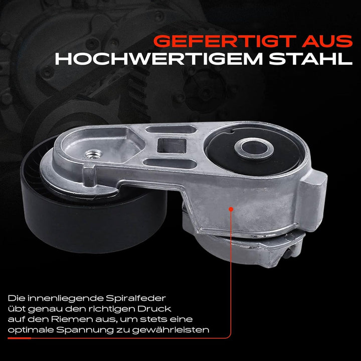 Frankberg Spannrolle Riemenspanner Keilrippenriemen Kompatibel für Grand Cherokee II Wrangler II 4.0