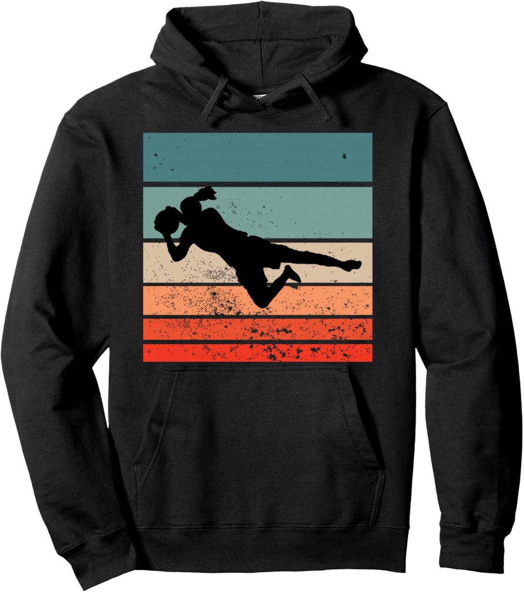 Torhüterin Motiv für Goalkeeper im Fussball Tor | Torwart Pullover Hoodie