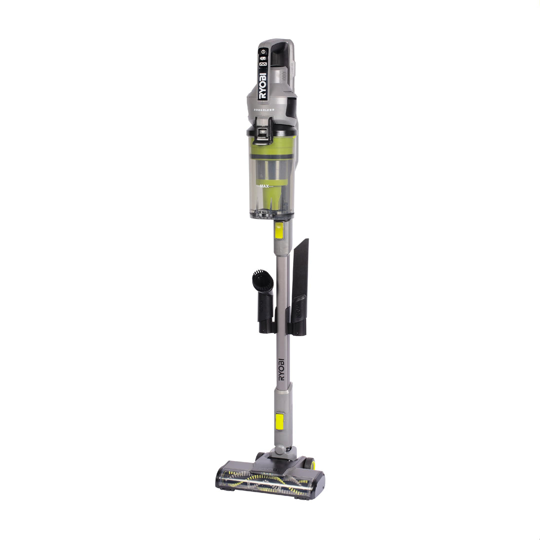 RYOBI 18 V ONE+ Brushless Akku-Staubsauger RSVS18BL-0, 90 AW Saugleistung, bürstenloser Motor, ohne