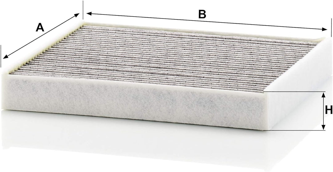 MANN-FILTER CUK 2143 Innenraumfilter – Pollenfilter mit Aktivkohle – Für PKW, CUK