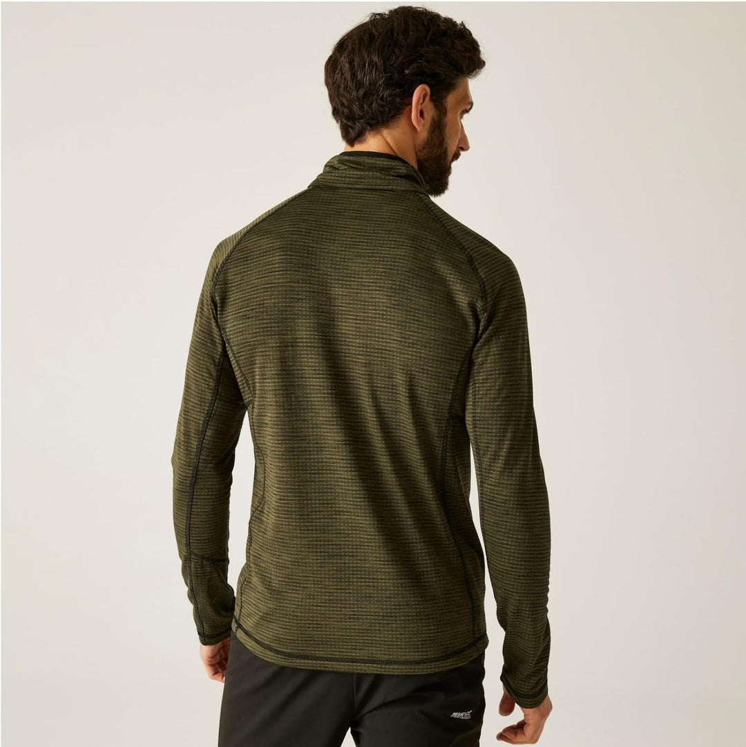 Regatta Herren Yonder Fleece für Herren, mit Halblangem Reissverschluss T-Shirt 5XL Olive Night, 5XL