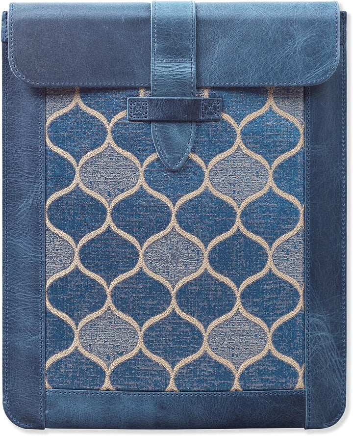 LONDO Echtleder-Ärmeltasche für Ipad - Small Blau Small, Blau Small