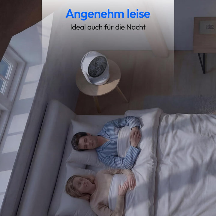 MEDION Tischventilator mit Fernbedienung P20 DF, 7 Geschwindigkeitsstufen, Schwenkfunktion horizonta