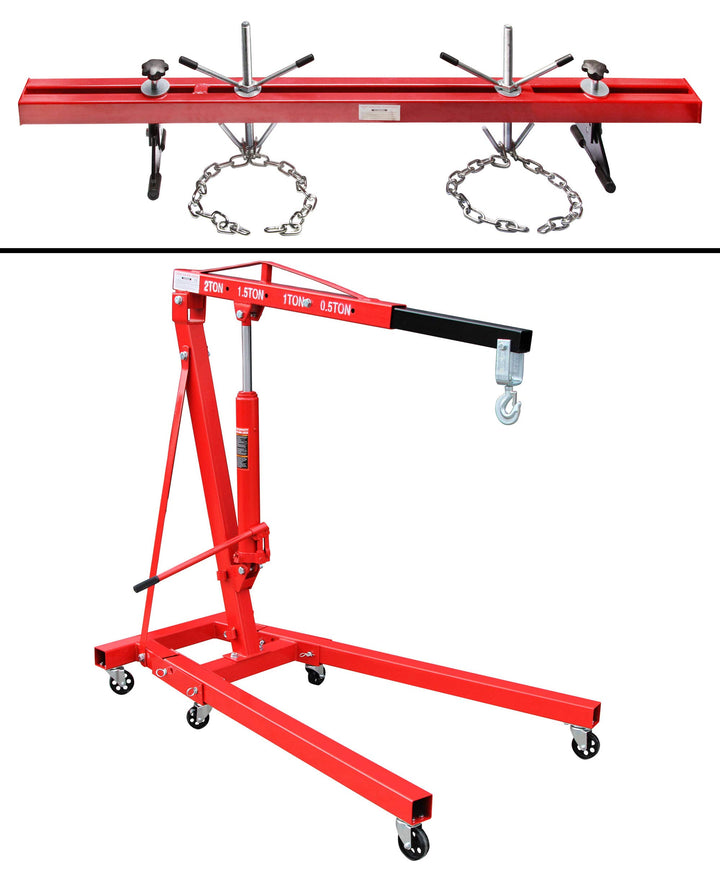 otgerlensker products Motorheber 2 t Motorkran Haken + Motorbrücke Motorträger