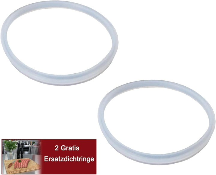 Beeketal 'BT010' Edelstahl Industrie Wurstfüllmaschine (10 L Volumen) SGS-geprüft, Profi Wurstfüller