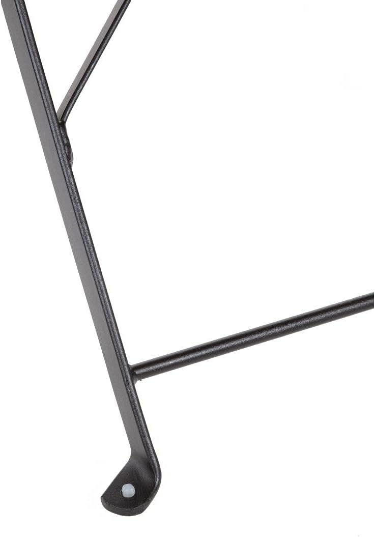 Bolero stalen stoelen zwart (Box 2), 800(H) x 387(W) x 471(D)mm Schwarz, Schwarz