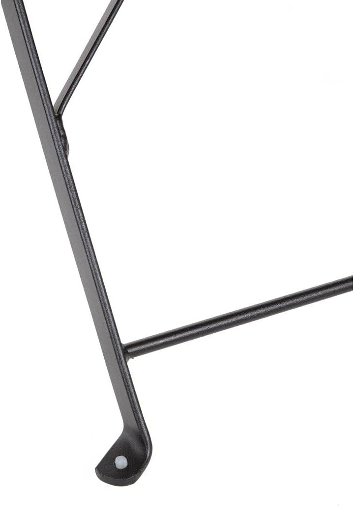 Bolero stalen stoelen zwart (Box 2), 800(H) x 387(W) x 471(D)mm Schwarz, Schwarz