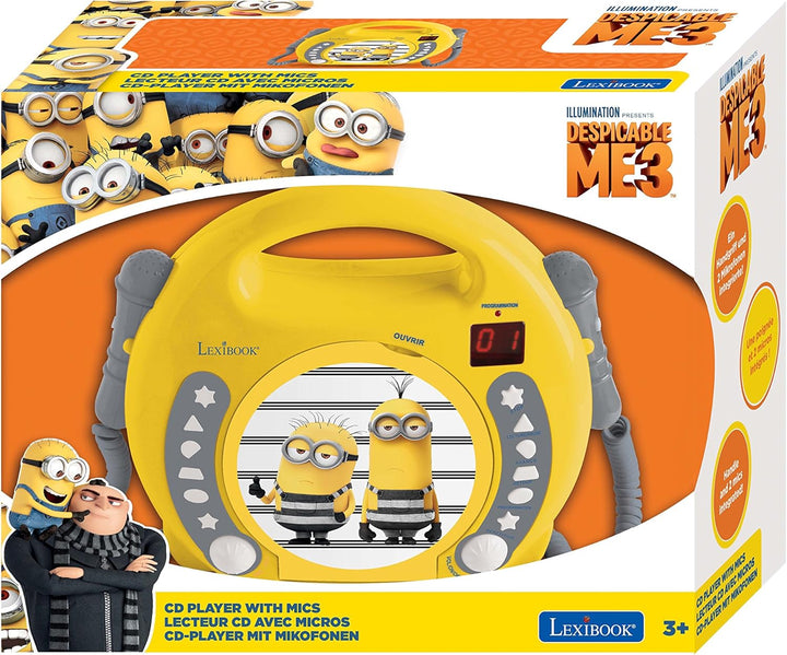 CD-Player mit 2 integrierten Mikrofonen Despicable Me Lexibook RCDK100DES Ich, einfach unverbesserli