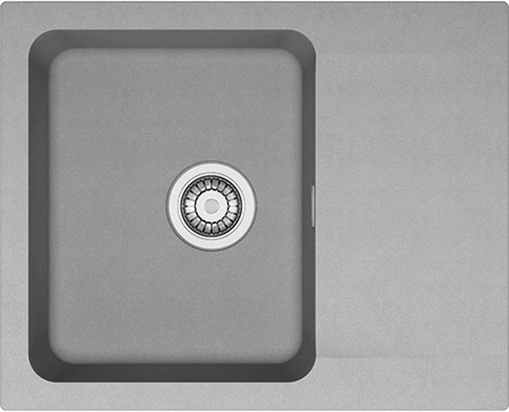 Franke Tectonite-Einbauspüle Orion 611-62 114.0476.310 steingrau, Chrom