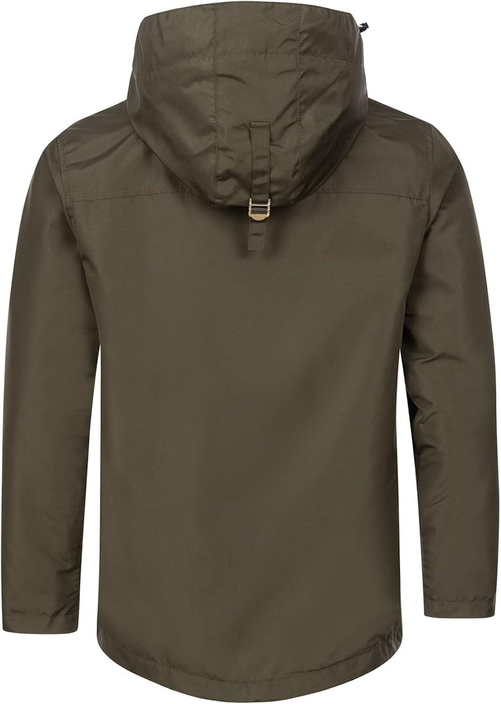 Rock Creek Herren Windbreaker Jacke Anorak H-295 S Khaki, S Khaki