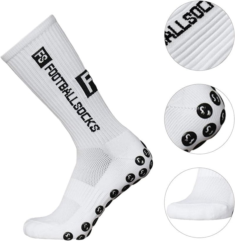 Lixada Fussballsocken Herren Kinder Unisex Socks Sportsocken Kompressionssocken Anti-Rutsch-Schnellt