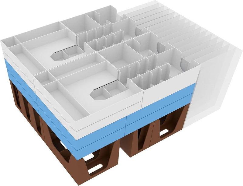 Feldherr Organizer Insert kompatibel mit Frosthaven - Grundspielbox