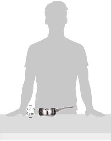 IBILI CAZO INOX 18% Prisma Con Mango MET.14 cm, Stainless Steel, Silber, 14 cm 14 cms, 14 cms