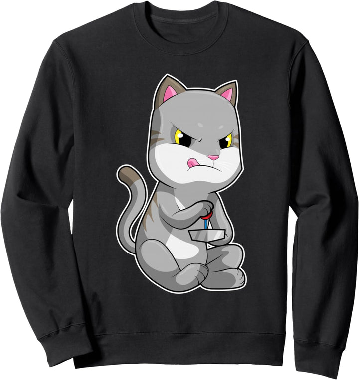 Katze Gamer Joystick Sweatshirt