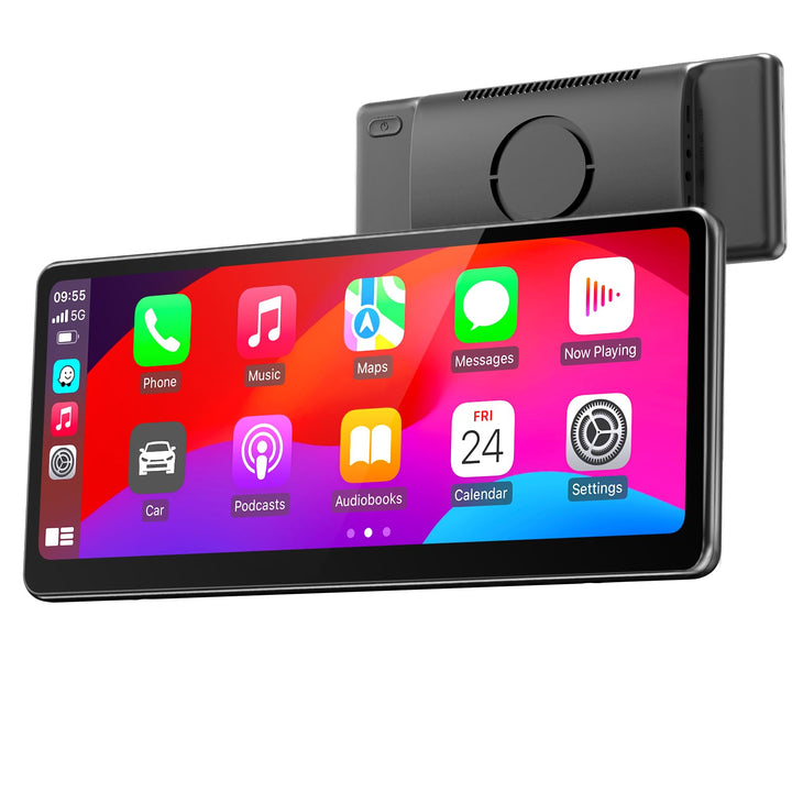 MINIX 2026 Vollständig Laminierter Bildschirm 60fps Tragbares Wireless CarPlay Autoradio 8,9 Zoll 19