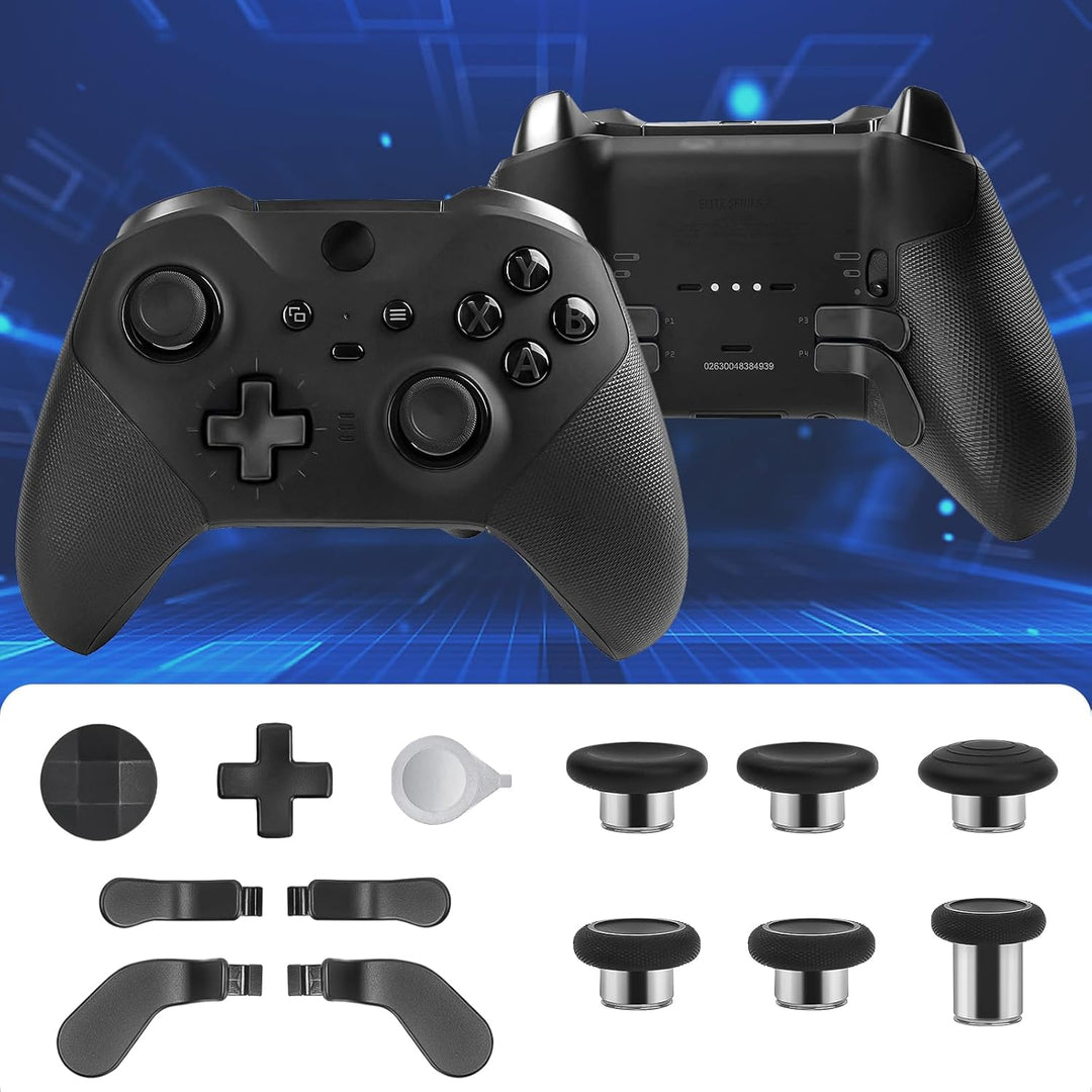 13 in 1 Metall Daumensticks f??¨¬1r Xbox Elite Controller Series 2 Zubeh?r, Ersatz Magnetische Taste